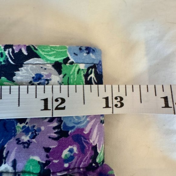 Vintage 70s 80s Floral Long Sleeve Tie Top and Maxi Skirt Set - Picture 11 of 13